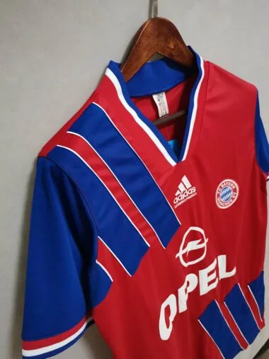 93-94 Bayern Munich home red / blue
