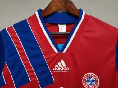 93-94 Bayern Munich home red / blue