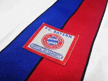 96-98 Bayern away white retro jersey