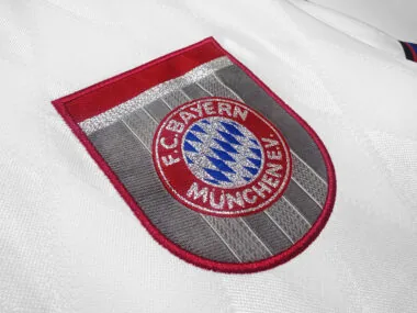 96-98 Bayern away white retro jersey