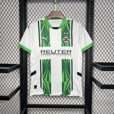 Camisa de futebol do Borussia Mönchengladbach para jogos em casa, n.º 24-25