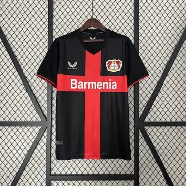 Camisa de futebol do Leverkusen para jogos em casa, 23-24