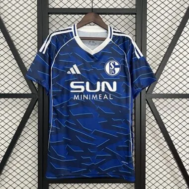 Camisa de jogo em casa do Schalke 04 25-26