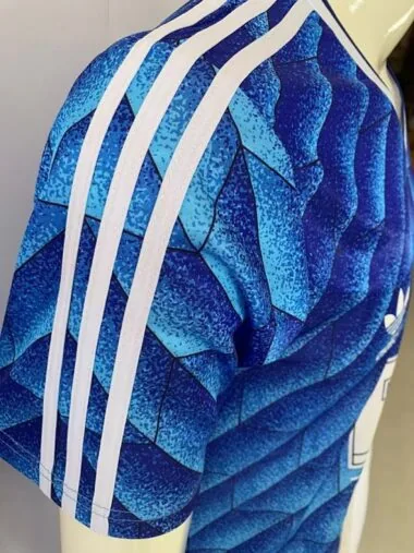 88-89 Schalke 04 blue retro jersey