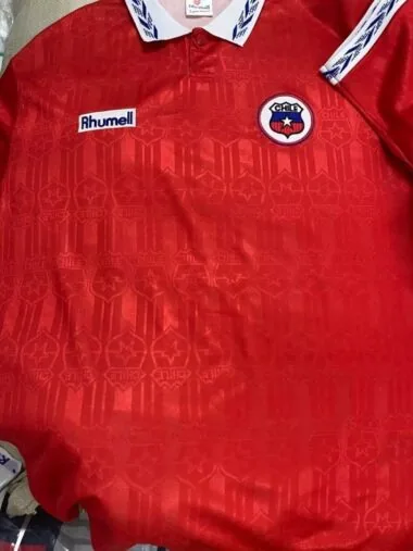 Retro Chile 1995 Home soccer Jersey