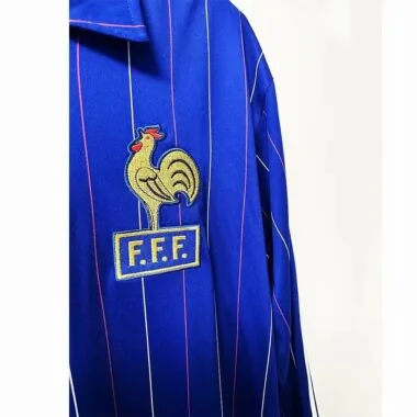 1980-1982 France home long sleeve retro jersey
