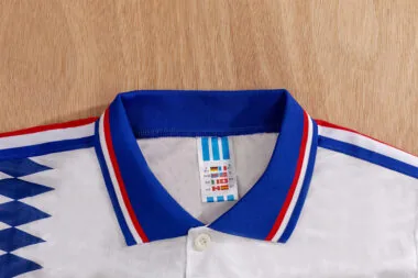1994 France away white retro jersey