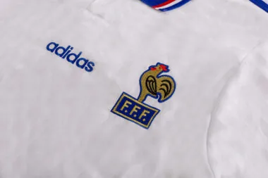 1994 France away white retro jersey
