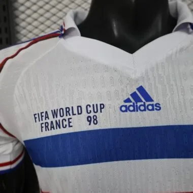 Retro France 1998 Away Player Version jersey