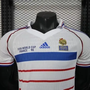 Retro France 1998 Away Player Version jersey