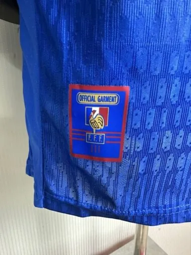 Retro France 1998 Home Player Version jersey