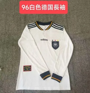 1996 Germany home retro long sleeve jersey