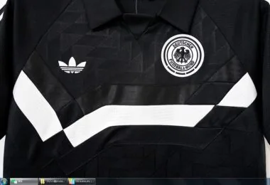 Retro 1990 Germany Away soccer Jersey