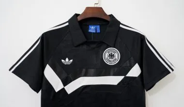 Retro 1990 Germany Away soccer Jersey