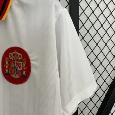 1994 Spain away white retro jersey