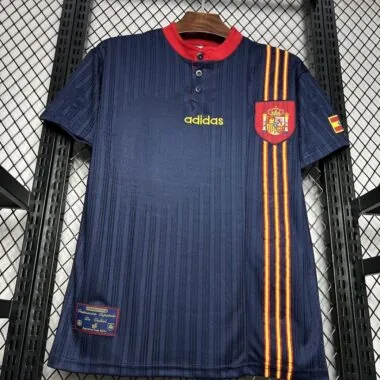 1996 Spain away retro jersey