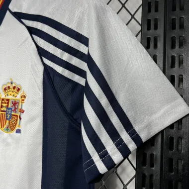 1998 Spain away white retro jersey