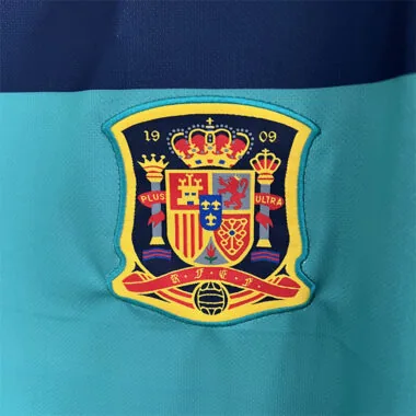 2010 Spain blue goalkeeper retro jersey