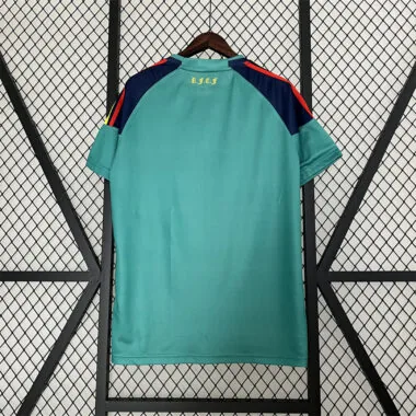 2010 Spain blue goalkeeper retro jersey