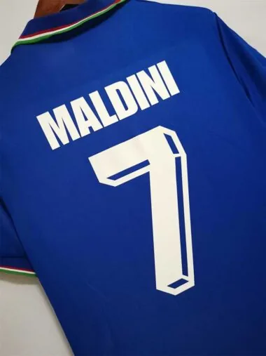 1990 Italy home blue