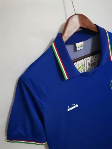 1990 Italy home blue