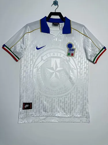 1995 Italy away white retro jersey