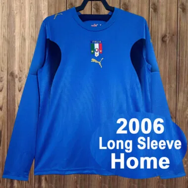 2006 Italy Home long sleeve retro jersey