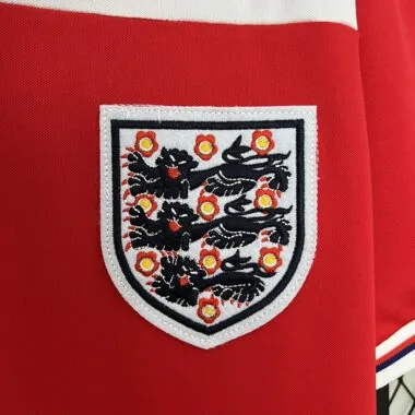 1982 England away red retro jersey