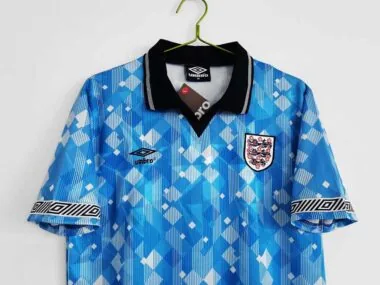 1990 England third away blue