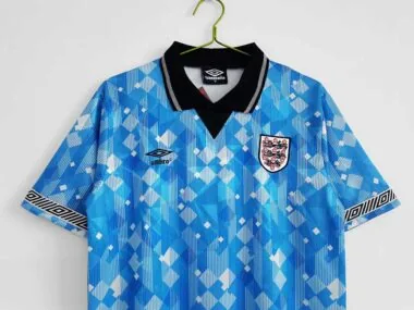 1990 England third away blue