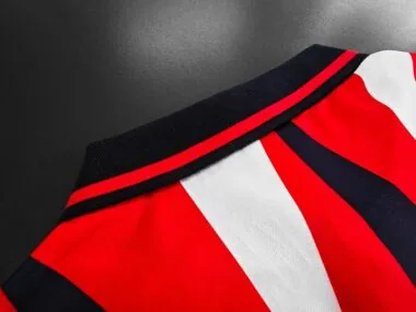 1992 Egland away red retro jersey