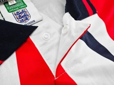 1992 England home retro jersey