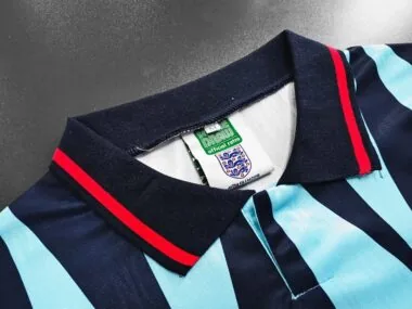 1992 England third blue retro jersey