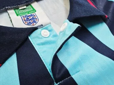 1992 England third blue retro jersey