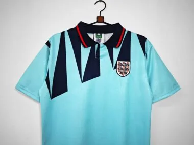 1992 England third blue retro jersey