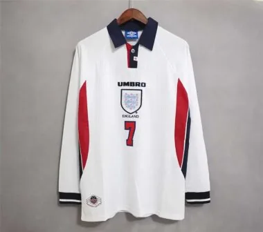 1998 England home long sleeve