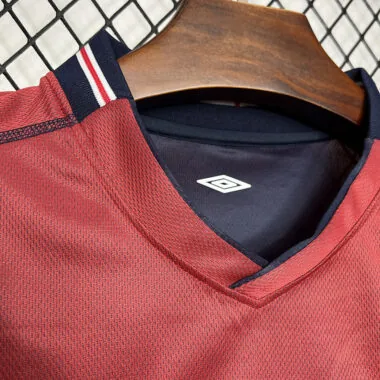 2002 England Away Retro Jersey (Double-sided)