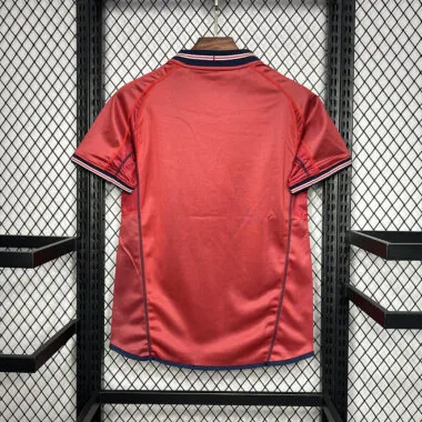 2002 England Away Retro Jersey (Double-sided)