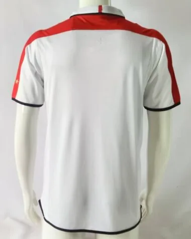 2004 England home white retro jersey