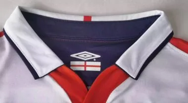 2004 England home white retro jersey