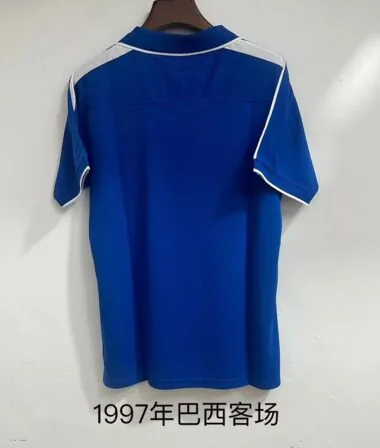 1997 Brazil away blue retro jersey