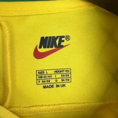 1997 Brazil home retro jersey