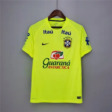 2020 Brazil training suit fluorescent green