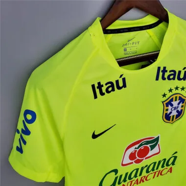 2020 Brazil training suit fluorescent green