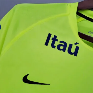 2020 Brazil training suit fluorescent green