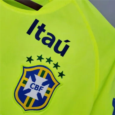 2020 Brazil training suit fluorescent green