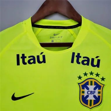 2020 Brazil training suit fluorescent green