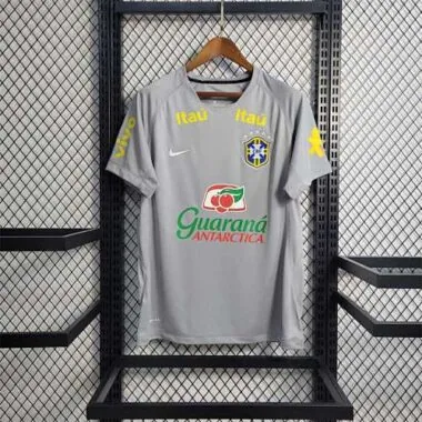 2022 Brazil grey training Shirt