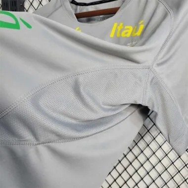 2022 Brazil grey training Shirt