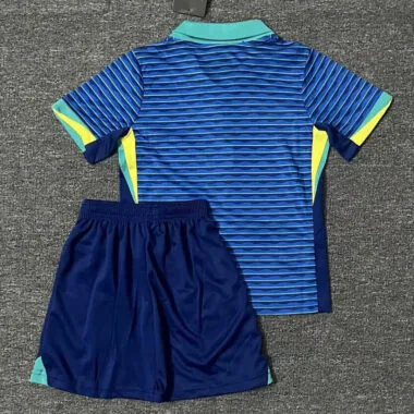 2024 Brazil away blue kid kit